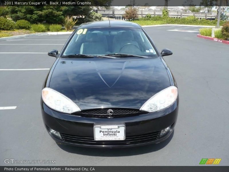 Black / Medium Graphite 2001 Mercury Cougar V6