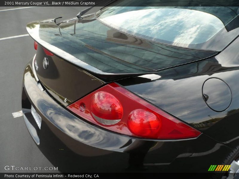 Black / Medium Graphite 2001 Mercury Cougar V6
