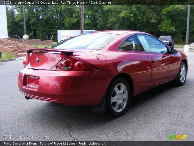 Laser Red Tinted Metallic / Dark Graphite 2002 Mercury Cougar V6 Coupe