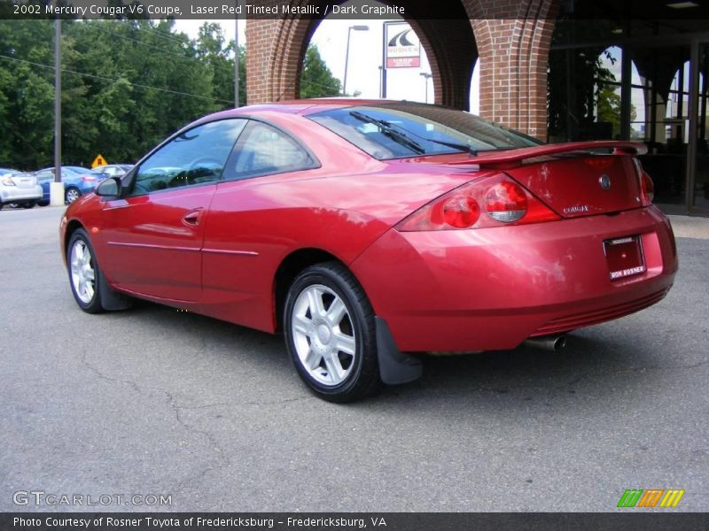 Laser Red Tinted Metallic / Dark Graphite 2002 Mercury Cougar V6 Coupe