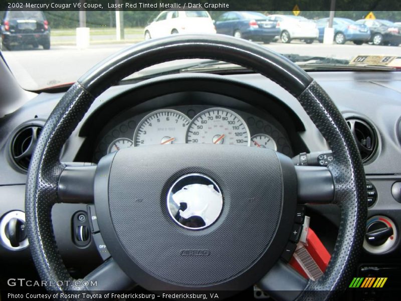 Laser Red Tinted Metallic / Dark Graphite 2002 Mercury Cougar V6 Coupe