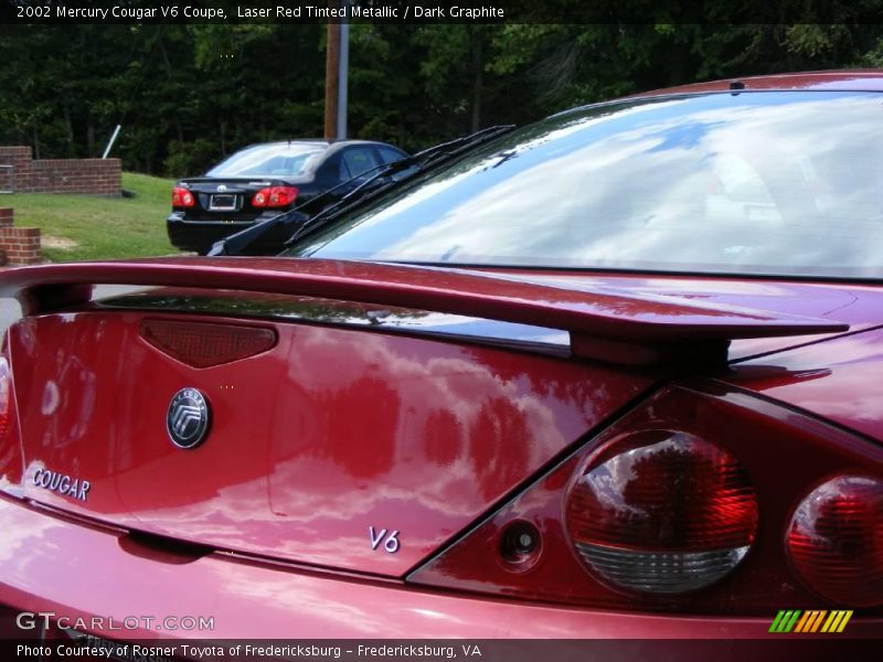 Laser Red Tinted Metallic / Dark Graphite 2002 Mercury Cougar V6 Coupe