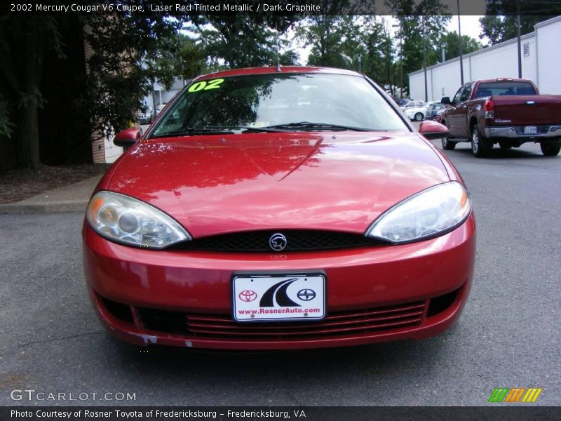 Laser Red Tinted Metallic / Dark Graphite 2002 Mercury Cougar V6 Coupe