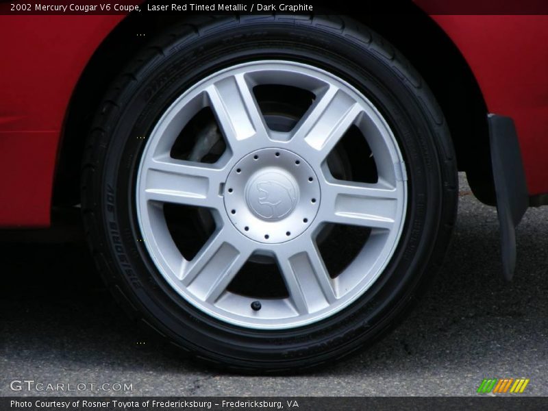 Laser Red Tinted Metallic / Dark Graphite 2002 Mercury Cougar V6 Coupe