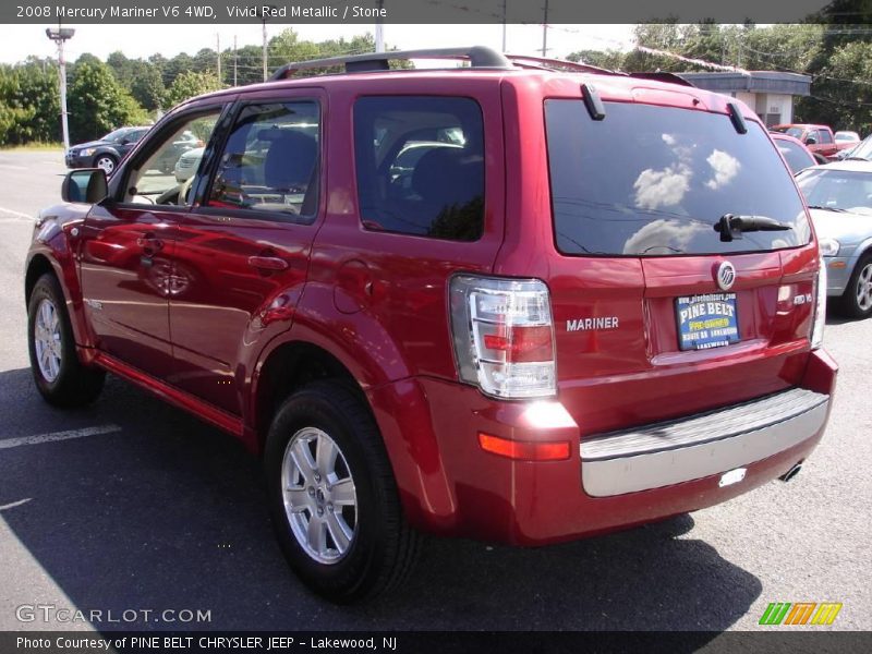 Vivid Red Metallic / Stone 2008 Mercury Mariner V6 4WD