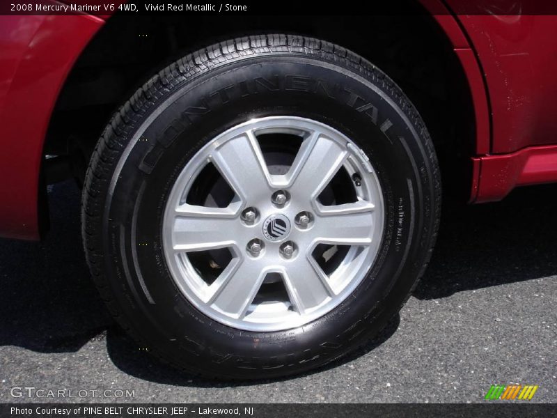 Vivid Red Metallic / Stone 2008 Mercury Mariner V6 4WD