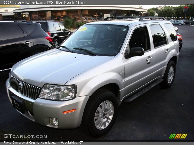 Silver Metallic / Black 2007 Mercury Mariner Luxury 4WD