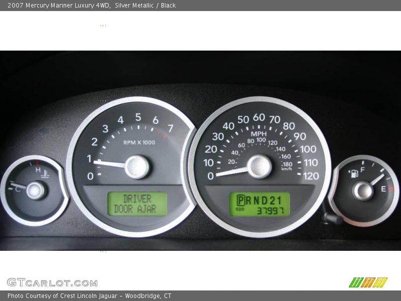 Silver Metallic / Black 2007 Mercury Mariner Luxury 4WD