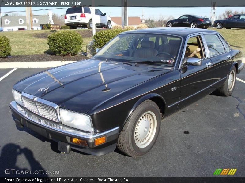 Black / Tan 1991 Jaguar XJ XJ6 Sovereign