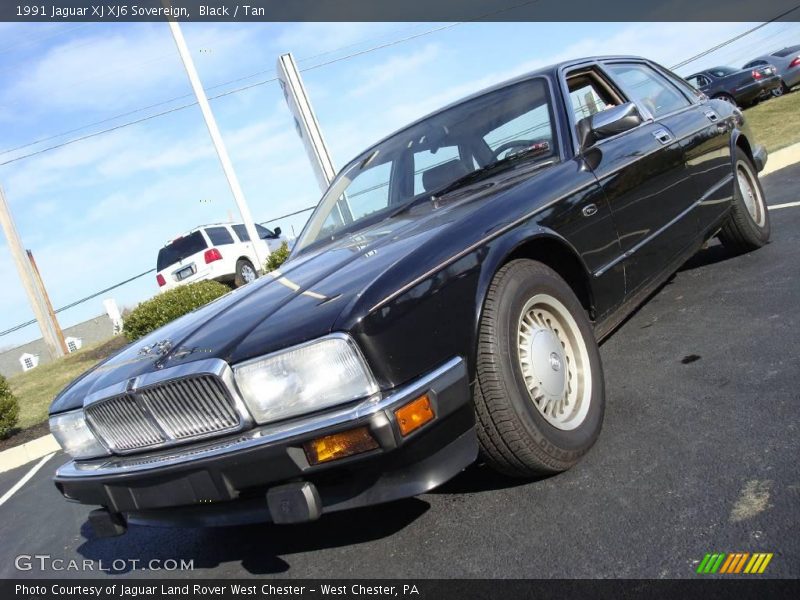 Black / Tan 1991 Jaguar XJ XJ6 Sovereign