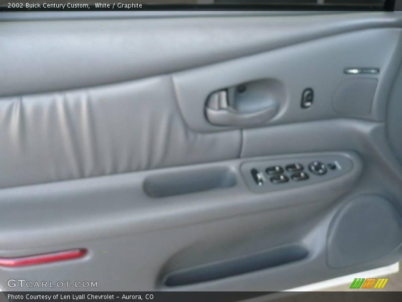 White / Graphite 2002 Buick Century Custom
