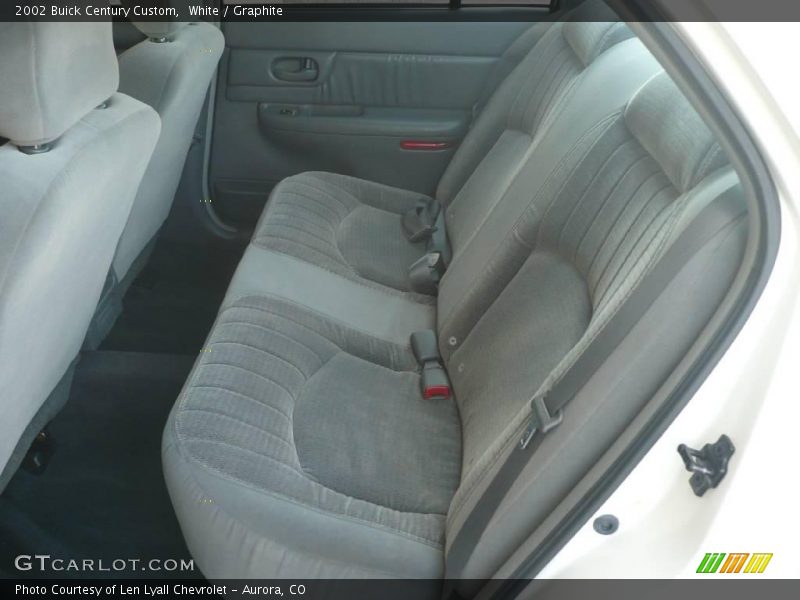 White / Graphite 2002 Buick Century Custom