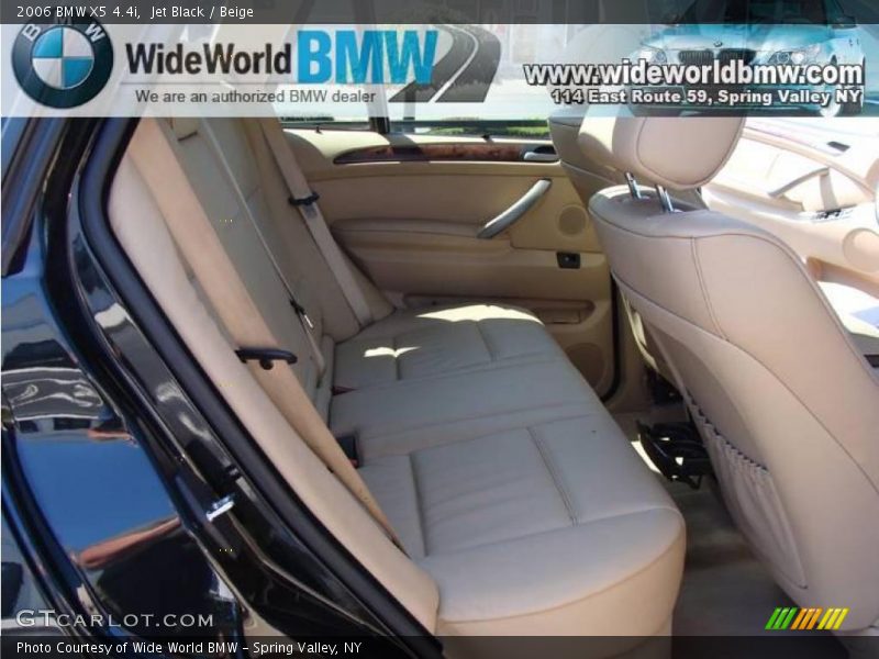 Jet Black / Beige 2006 BMW X5 4.4i