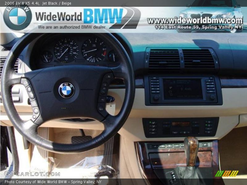 Jet Black / Beige 2006 BMW X5 4.4i