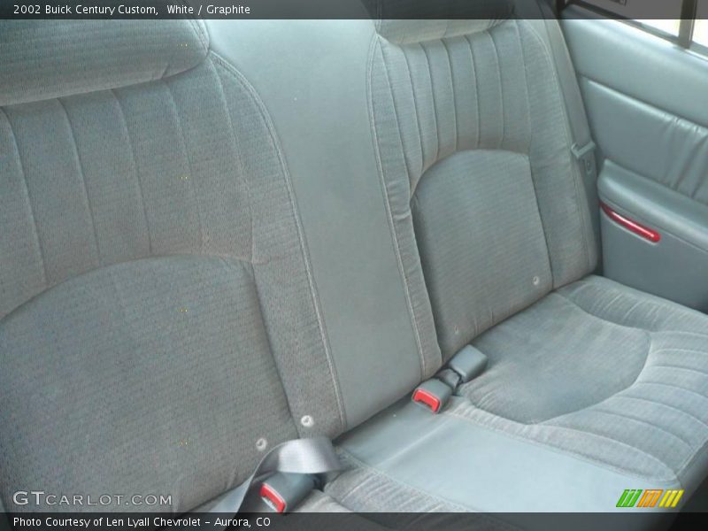 White / Graphite 2002 Buick Century Custom