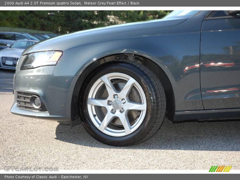 Meteor Grey Pearl Effect / Black 2009 Audi A4 2.0T Premium quattro Sedan