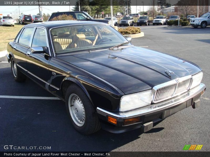 Black / Tan 1991 Jaguar XJ XJ6 Sovereign