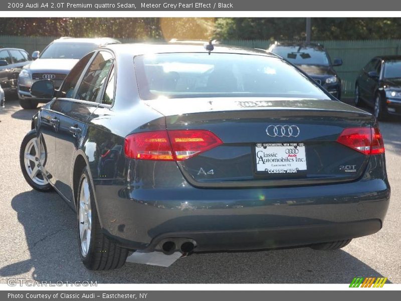 Meteor Grey Pearl Effect / Black 2009 Audi A4 2.0T Premium quattro Sedan