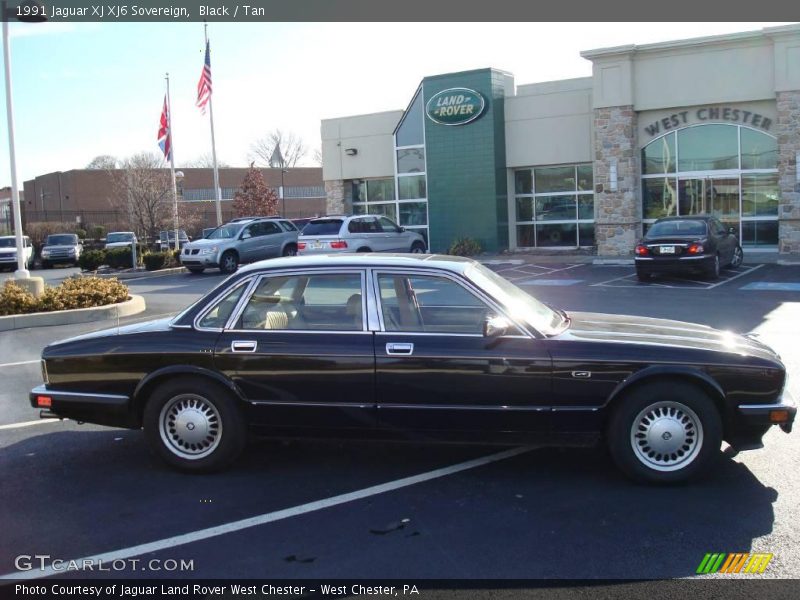 Black / Tan 1991 Jaguar XJ XJ6 Sovereign