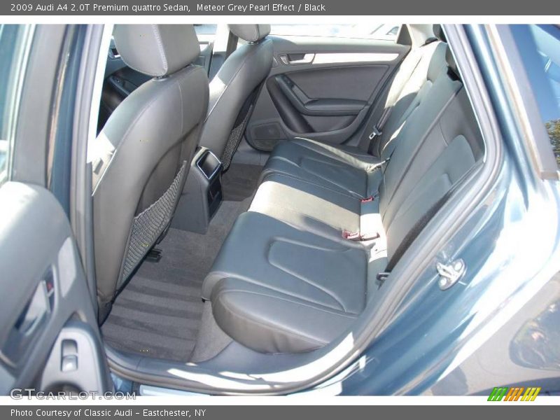 Meteor Grey Pearl Effect / Black 2009 Audi A4 2.0T Premium quattro Sedan