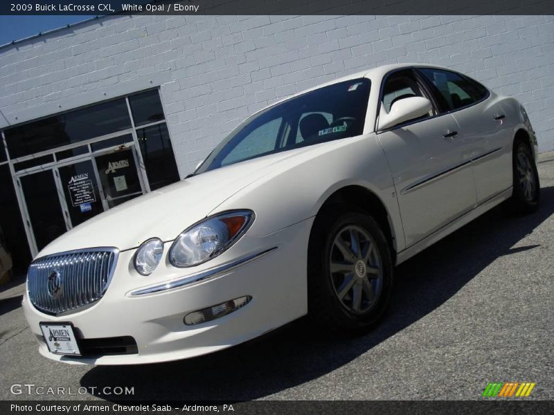 White Opal / Ebony 2009 Buick LaCrosse CXL
