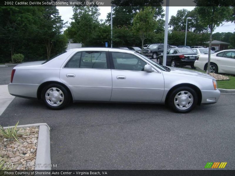 Sterling Metallic / Dark Gray 2002 Cadillac DeVille Sedan
