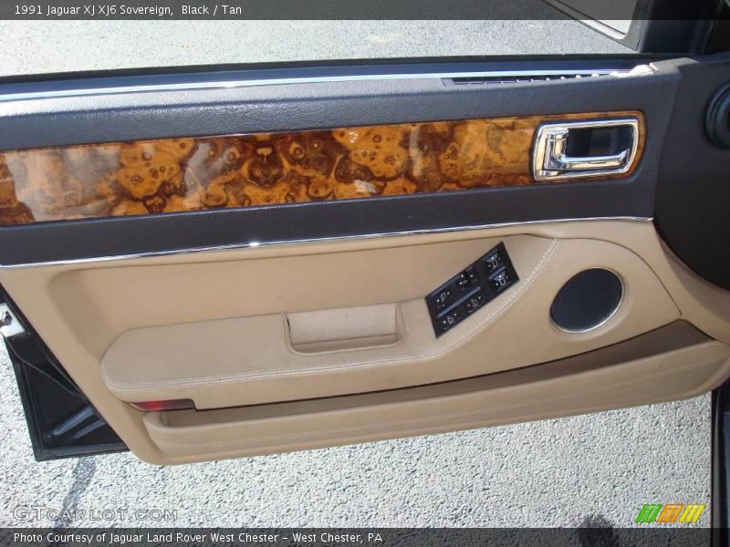 Black / Tan 1991 Jaguar XJ XJ6 Sovereign