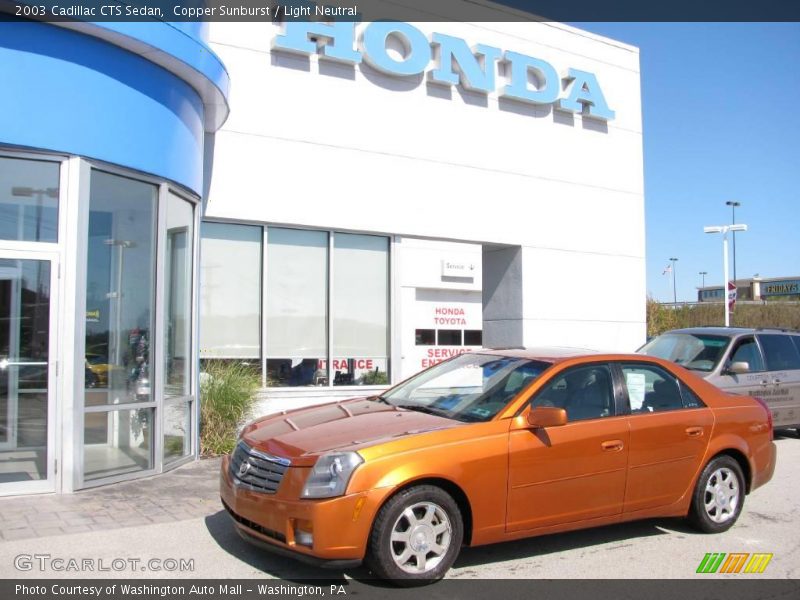 Copper Sunburst / Light Neutral 2003 Cadillac CTS Sedan