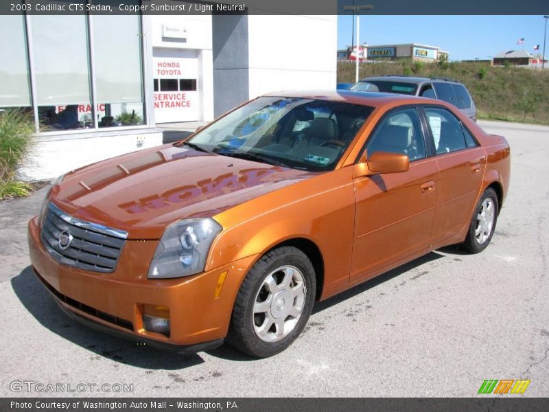 Copper Sunburst / Light Neutral 2003 Cadillac CTS Sedan