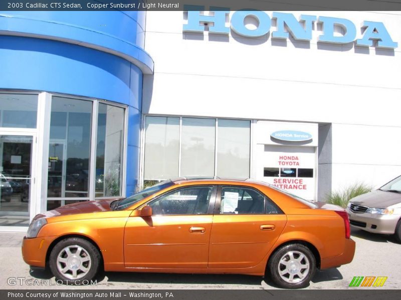 Copper Sunburst / Light Neutral 2003 Cadillac CTS Sedan