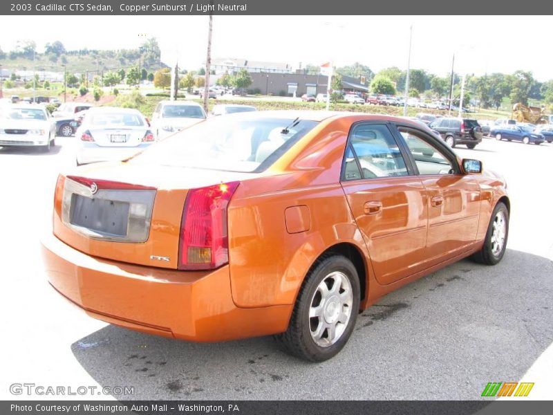 Copper Sunburst / Light Neutral 2003 Cadillac CTS Sedan