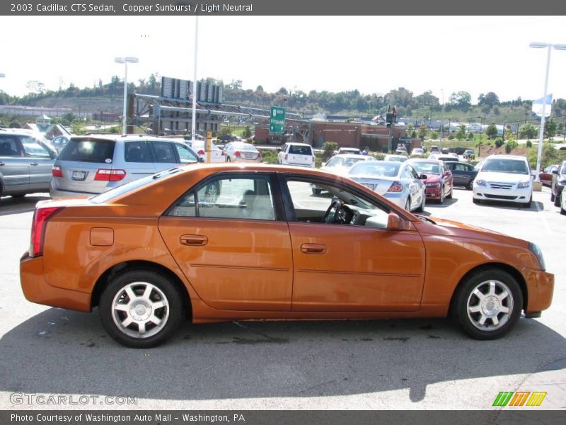 Copper Sunburst / Light Neutral 2003 Cadillac CTS Sedan
