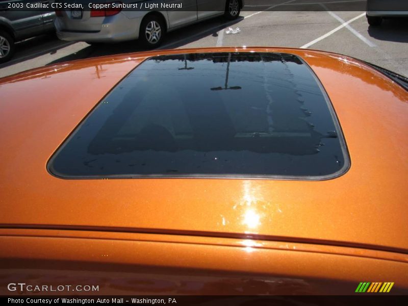Copper Sunburst / Light Neutral 2003 Cadillac CTS Sedan