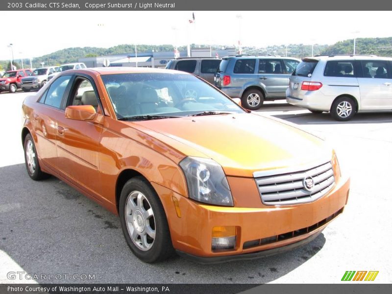 Copper Sunburst / Light Neutral 2003 Cadillac CTS Sedan