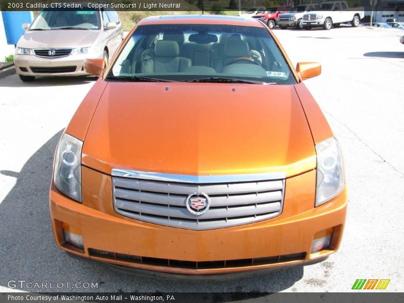 Copper Sunburst / Light Neutral 2003 Cadillac CTS Sedan