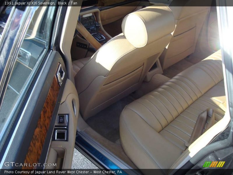 Black / Tan 1991 Jaguar XJ XJ6 Sovereign