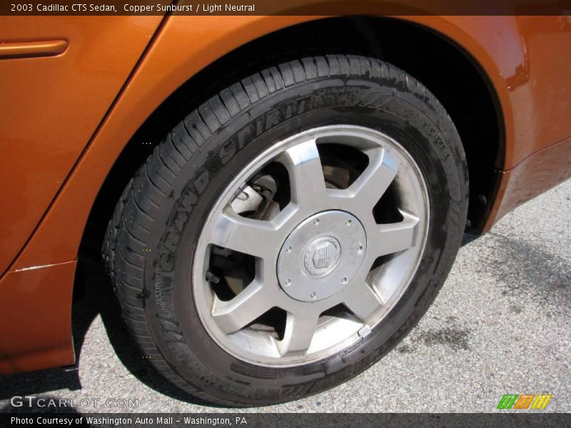 Copper Sunburst / Light Neutral 2003 Cadillac CTS Sedan