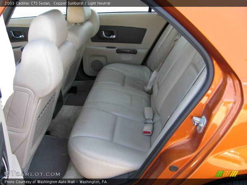 Copper Sunburst / Light Neutral 2003 Cadillac CTS Sedan