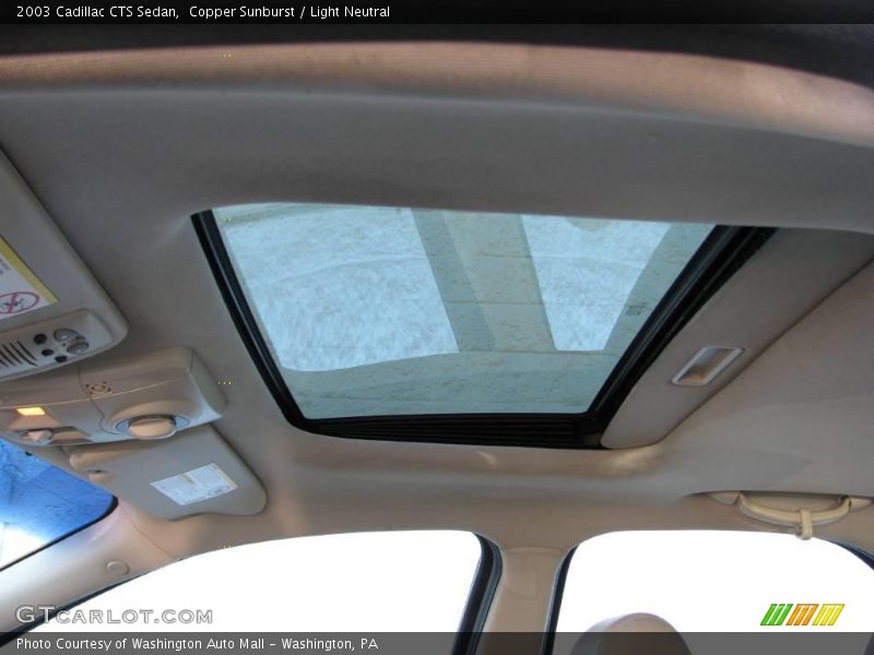 Copper Sunburst / Light Neutral 2003 Cadillac CTS Sedan