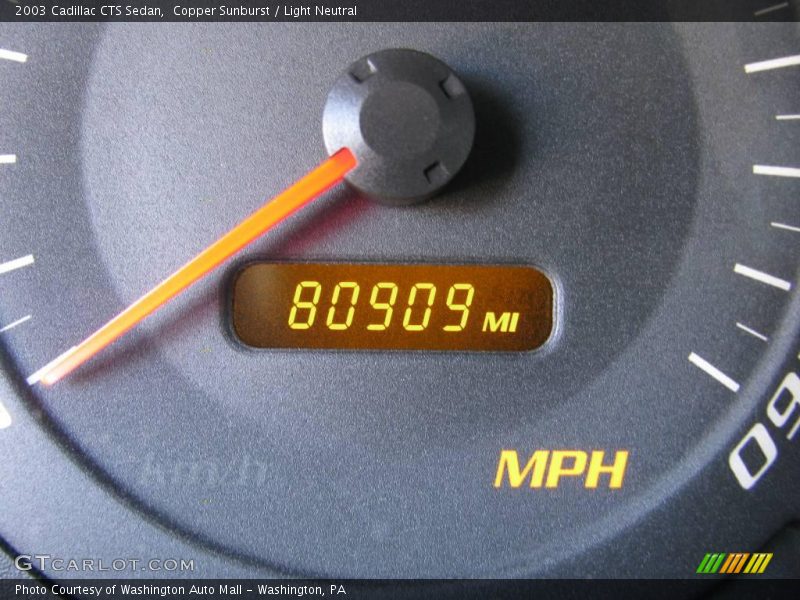 Copper Sunburst / Light Neutral 2003 Cadillac CTS Sedan