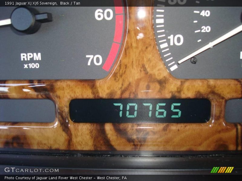 Black / Tan 1991 Jaguar XJ XJ6 Sovereign