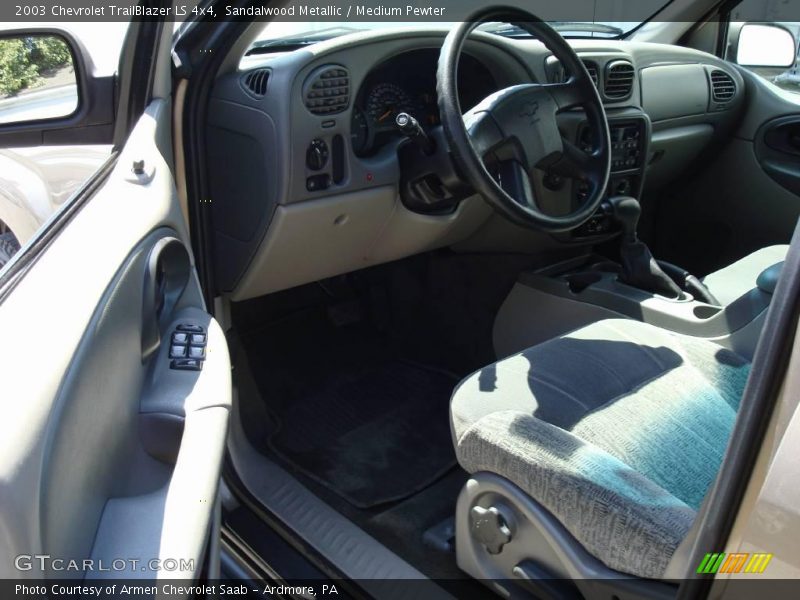 Sandalwood Metallic / Medium Pewter 2003 Chevrolet TrailBlazer LS 4x4