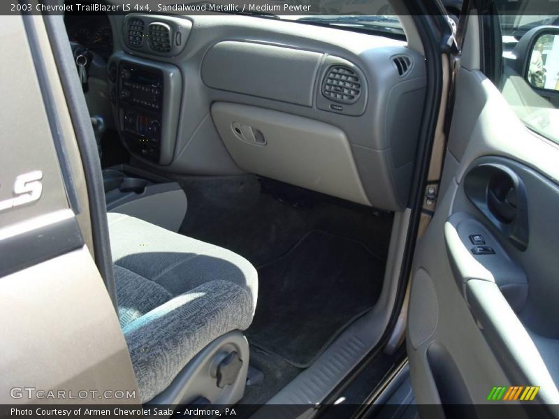 Sandalwood Metallic / Medium Pewter 2003 Chevrolet TrailBlazer LS 4x4
