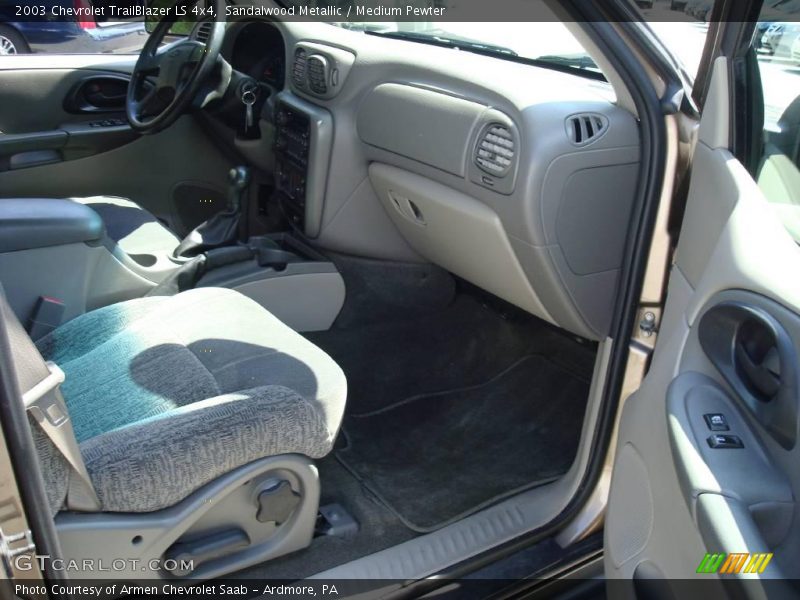 Sandalwood Metallic / Medium Pewter 2003 Chevrolet TrailBlazer LS 4x4