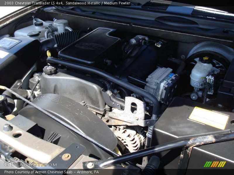 Sandalwood Metallic / Medium Pewter 2003 Chevrolet TrailBlazer LS 4x4