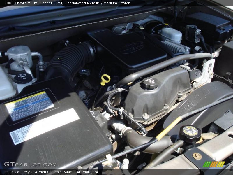 Sandalwood Metallic / Medium Pewter 2003 Chevrolet TrailBlazer LS 4x4