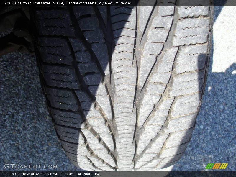 Sandalwood Metallic / Medium Pewter 2003 Chevrolet TrailBlazer LS 4x4