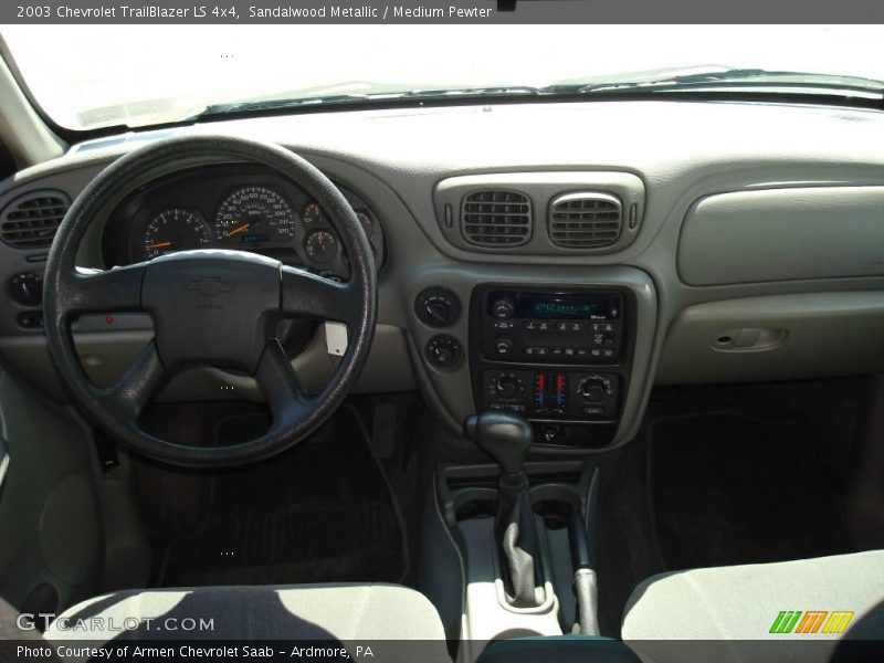 Sandalwood Metallic / Medium Pewter 2003 Chevrolet TrailBlazer LS 4x4