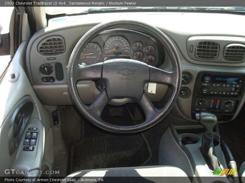 Sandalwood Metallic / Medium Pewter 2003 Chevrolet TrailBlazer LS 4x4