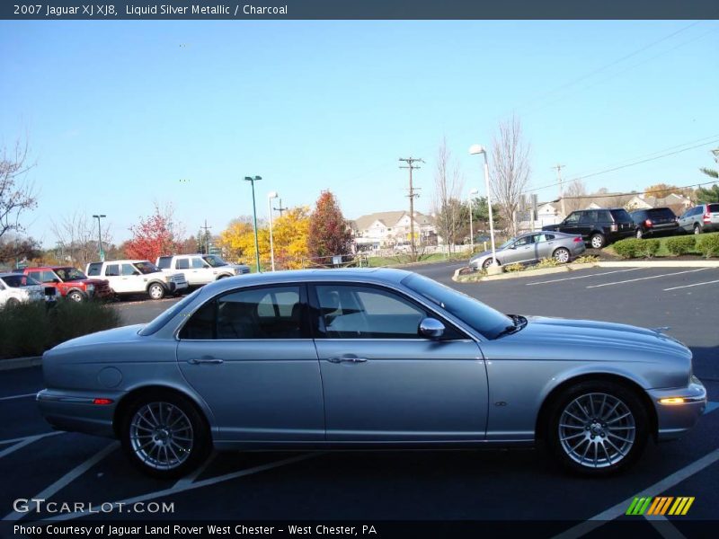 Liquid Silver Metallic / Charcoal 2007 Jaguar XJ XJ8